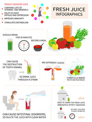 Fresh Juice Infografics