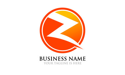 Z - Thunder Storm Power Vector Logo