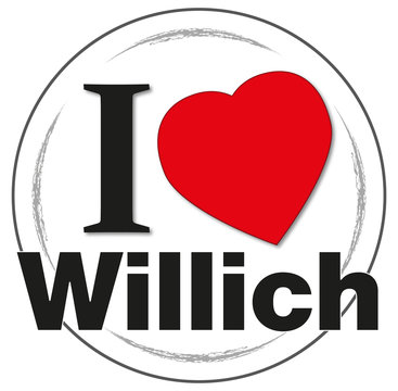Stempel "I love Willich"