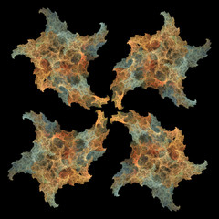 abstract floral pattern