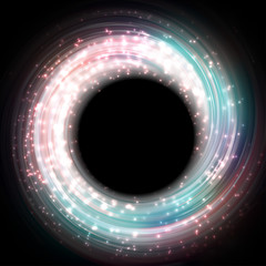 Vector illustration of blue roze abstract background © lantica