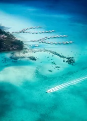 Rolgordijnen Luftaufnahme Urlaubsparadies © eyetronic