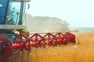 combine harvester