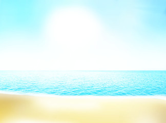 Obraz premium Summer Time Background Beach Water