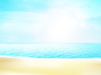 Obraz premium Summer Time Background Beach Water