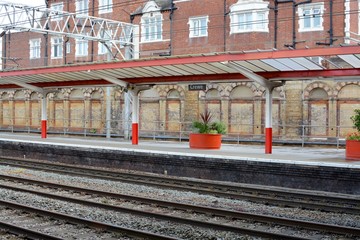 Crewe, railway station, Cheshire