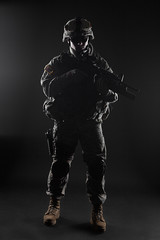 Naklejka premium United States paratrooper