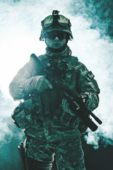 Fototapeta premium airborne infantry