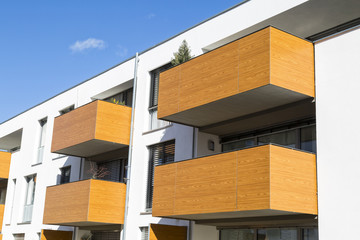 New apartment with balconies
