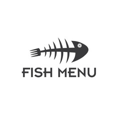 fish menu vector design template