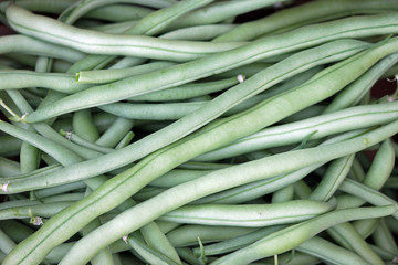 Closeup of Fresh Green Beans