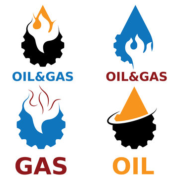 oil and gas industry vector design elements