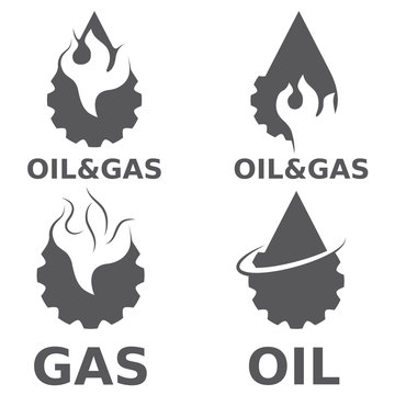 oil and gas industry vector design elements
