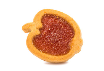 Cookies with jelly isolated