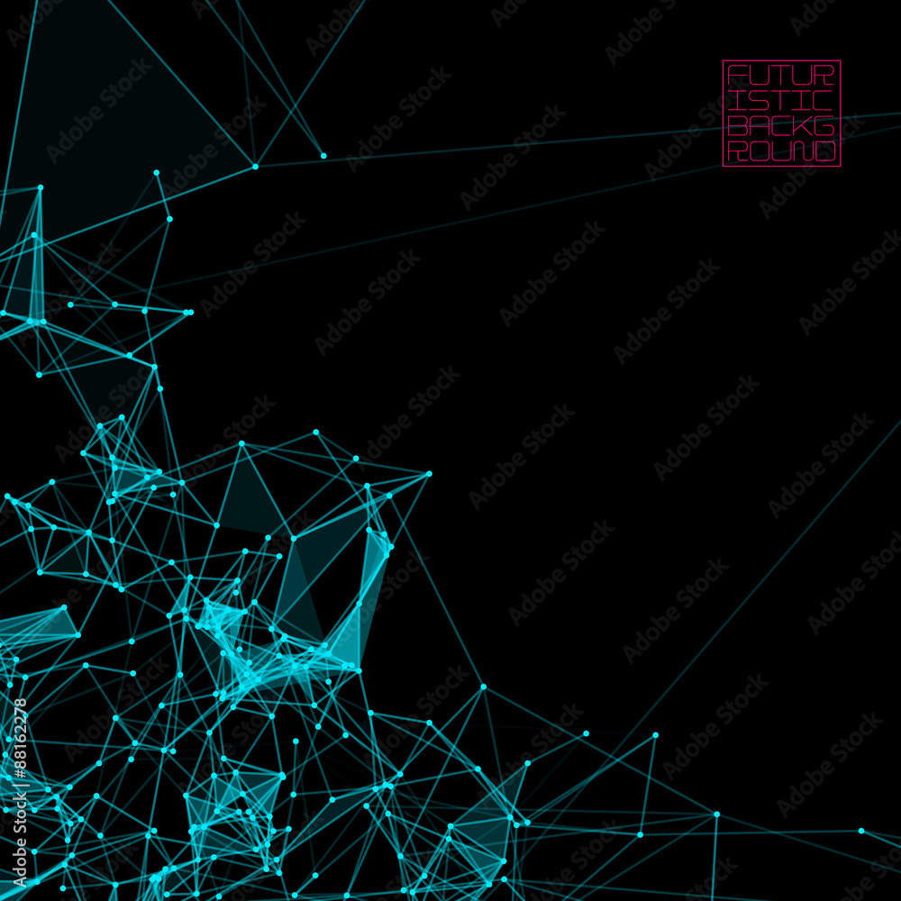 Aufkleber abstract background with dotted grid