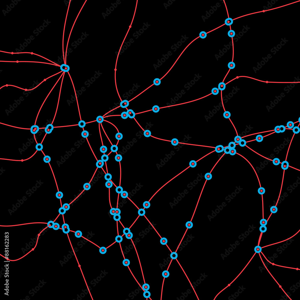 Poster Background with grid of dotted lines