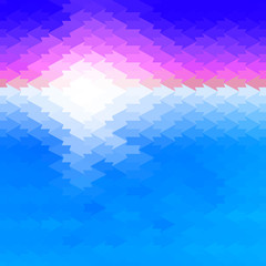 Shiny sun background made of arrow pattern