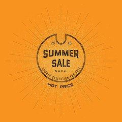 Summer sale badges logos and labels for any use