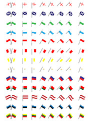 Flags of Europe 4 (No Coats of Arms)