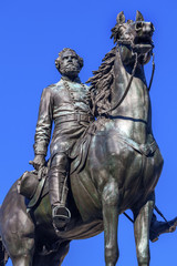 Fototapeta na wymiar Major General George Henry Thomas Civil War Statue Thomas Circle