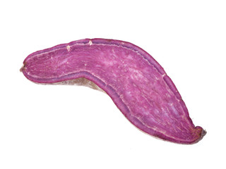 Sweet potato isolated on white background