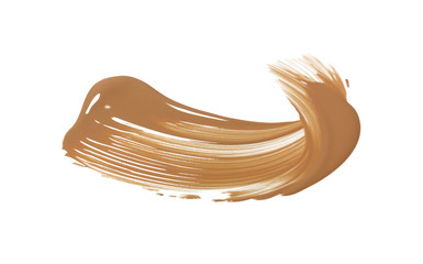 Liquid foundation isolated on white