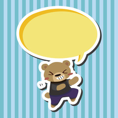 animal bear cartoon theme elements