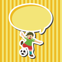 Sport soccer player theme elements vector,eps