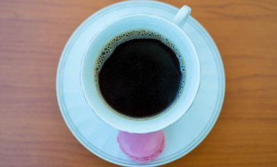 Kawa z makaronikiem