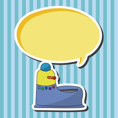 baby potty theme elements