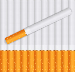 Cigarette on Cigarettes background