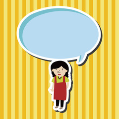 Office workers theme elements