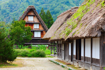 Village located in Gifu Prefecture,site of Shirakawa-go. Japan