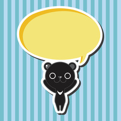 animal bear cartoon theme elements