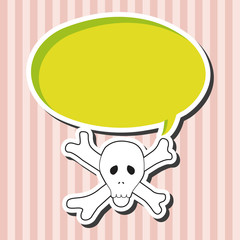 rock music logo skull theme elements vector,eps