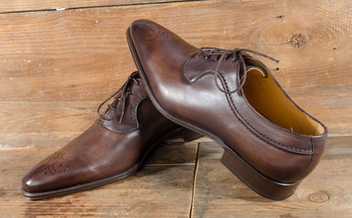 Luxury classic brown shoes