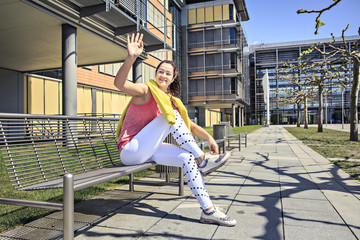 jogging woman