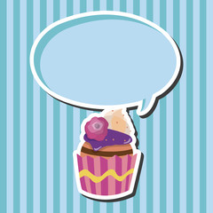 decorating cake theme elements vector,eps10