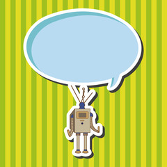 robot theme elements vector,eps