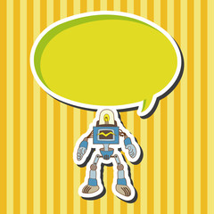 robot theme elements vector,eps