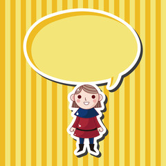 cartoon character person theme elements