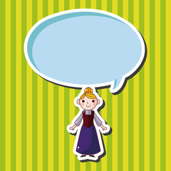 cartoon character person theme elements