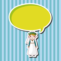 cartoon character person theme elements