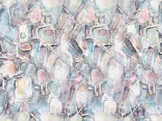 Acrylic painting. Abstract grunge seamless background. Seamless texture. Can be used for the interior, as part of wall decorations.