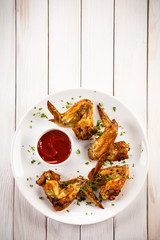Grilled chicken wings