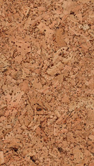 Texture of natural corkwood with large parts