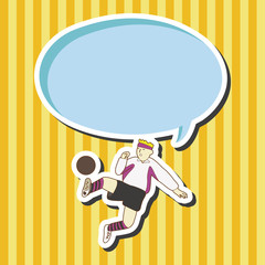 Sport soccer player theme elements vector,eps