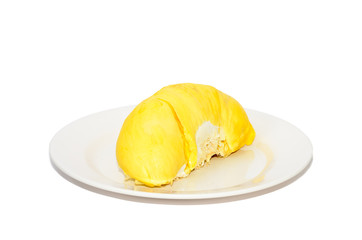 Durian isolated on white background