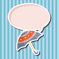 Umbrella theme elements vector,eps