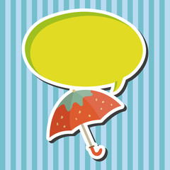 Umbrella theme elements vector,eps